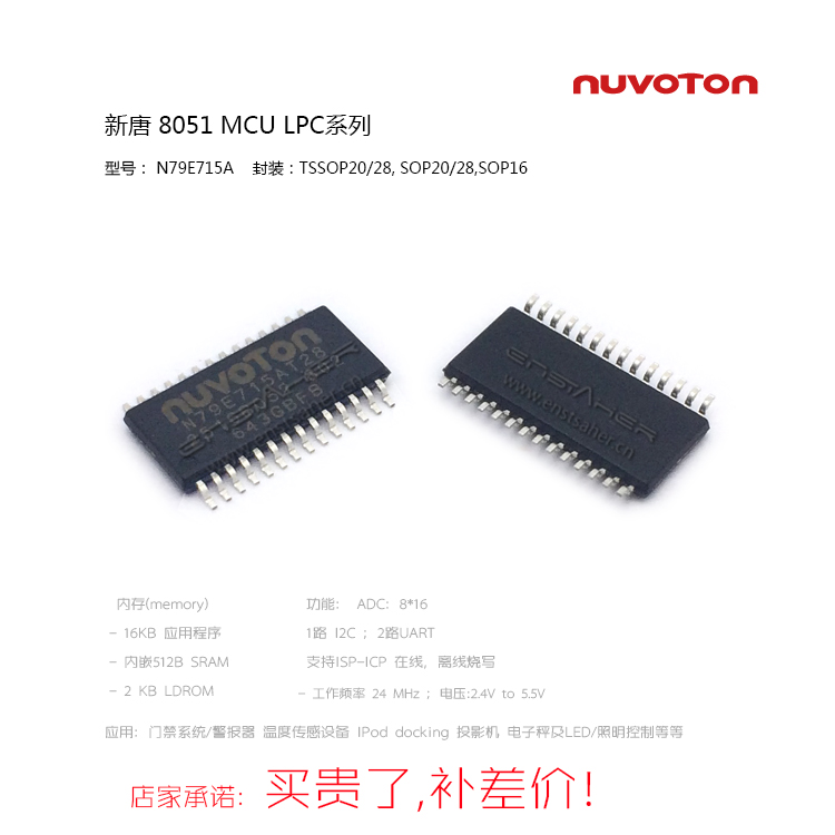 N79E715AT28 TSSOP28 MCU ԭbF(xin)؛ r(ji)(yu) ͟